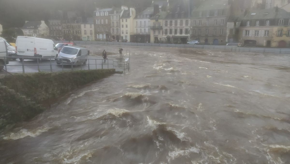 Pluie Et Inondations En Bretagne Des Cours D Eau Sont Sortis De Leur