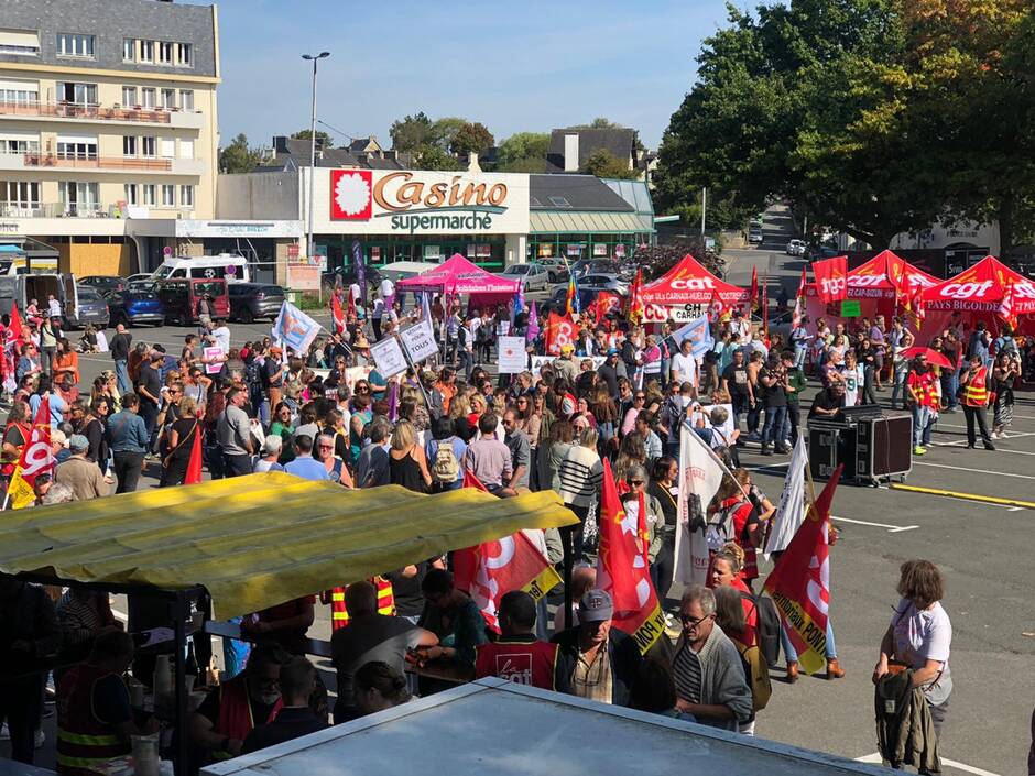 Finistère. À Carhaix, le rassemblement « festif » des salariés de la santé et du social a débuté. ( OF.fr – 22/09/22 – 12h57 )
