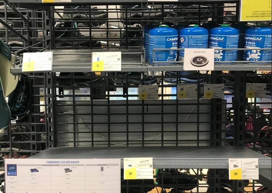 Coupures d’électricité : au Decathlon de Brest, on se rue sur les réchauds et lampes de poche. ( OF.fr – 09/12/22 – 17h15 )
