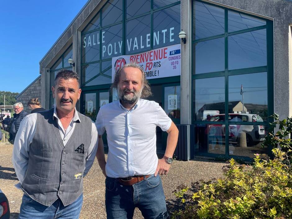 Fabrice Lerestif réélu secrétaire général de Force ouvrière pour l’union d’Ille-et-Vilaine. (OF.fr – 15/09/23)