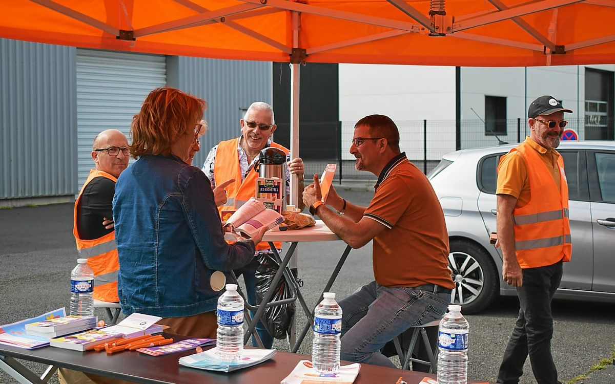Opération communication pour la CFDT en zone de Bellevue à Guingamp (LT.fr 27/09/2023)