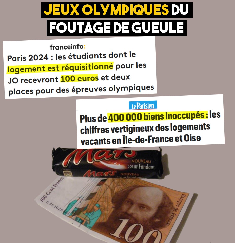 Réquisitions de logements étudiants : 100 balles et un mars. (ContreAttaque – 29/10/23)