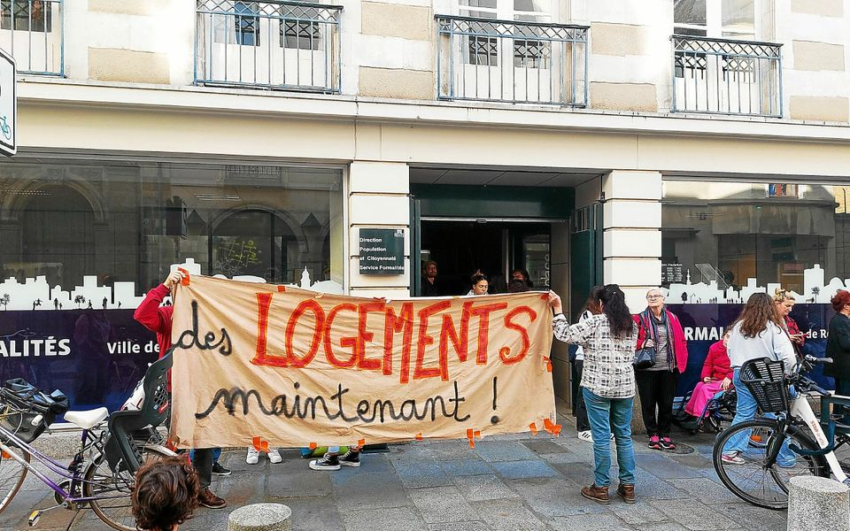 Migrants sans logement : occupation du service des formalités administratives de Rennes. (LT.fr – 07/10/23)