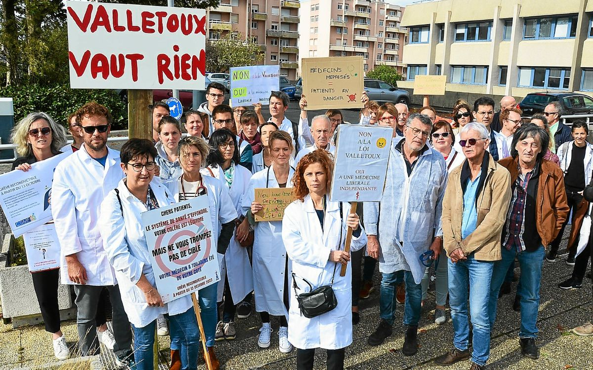 Médecins libéraux en grève dans les Côtes-d’Armor : « Si la loi Valletoux passe, j’arrête » (LT.fr 13/10/2023)