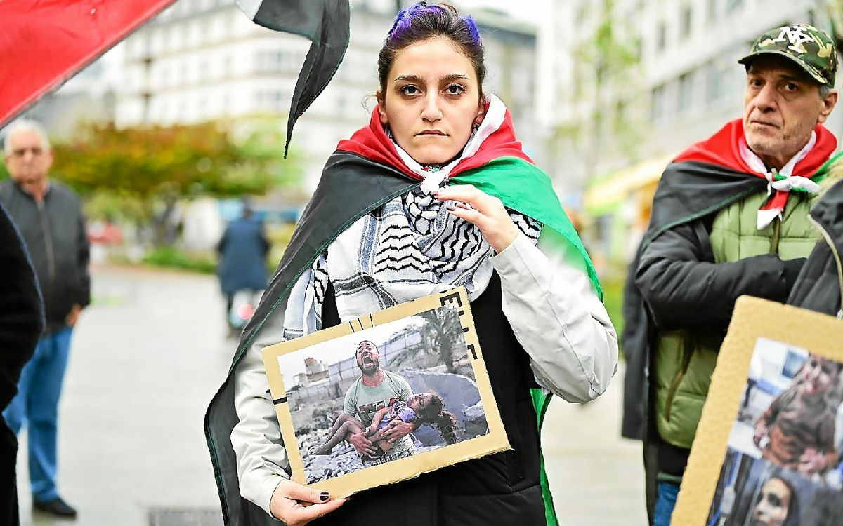 À Saint-Brieuc, une Palestinienne témoigne de l’horreur de la guerre (LT.fr 28/10/2023)