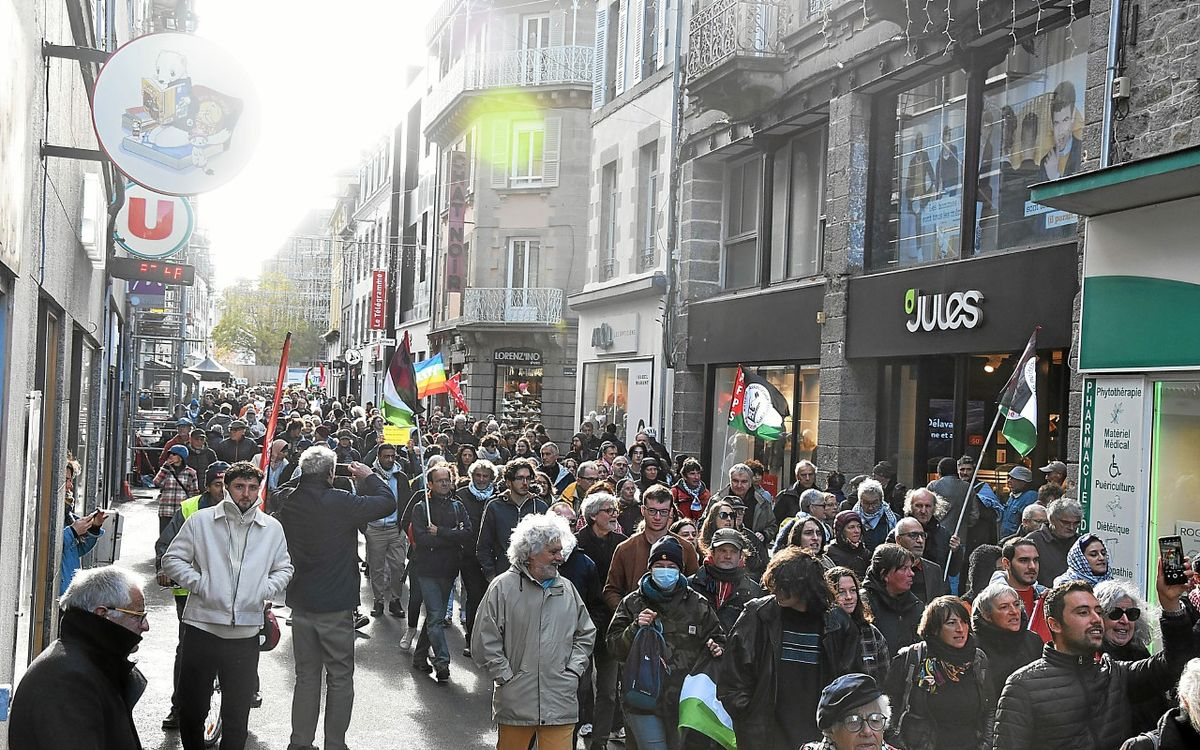 À Saint-Brieuc, une mobilisation de plus en plus forte pour un cessez-le-feu en Palestine (LT.fr 05/11/2023)