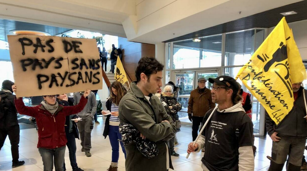 Saint-Nazaire. Matthias Tavel soutient la Confédération paysanne (OF.fr-31/01/24)