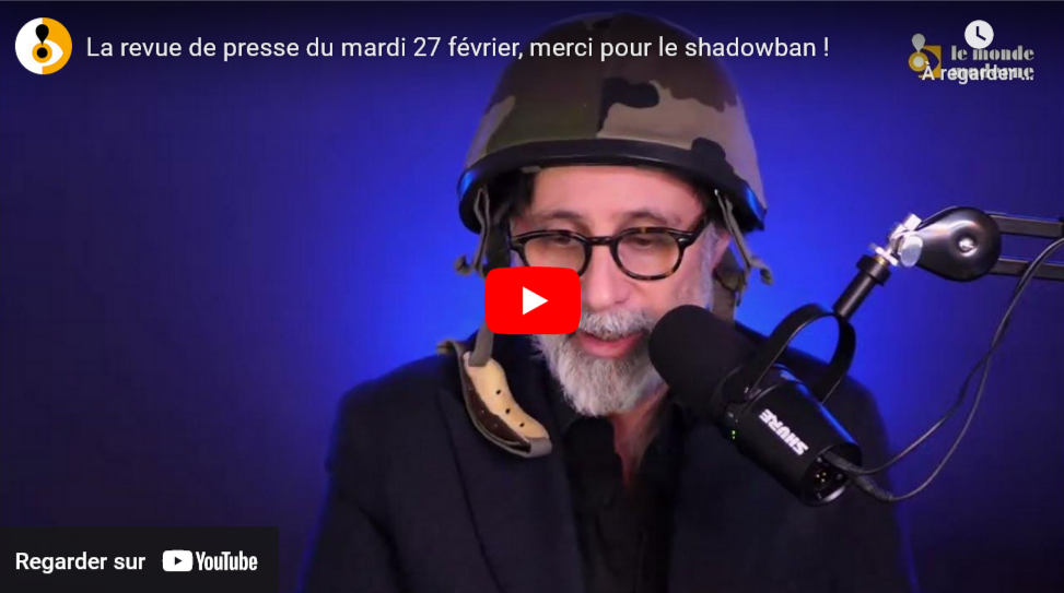 La revue de presse du Monde Moderne avec Alexis Poulin (mardi 27/02/24)