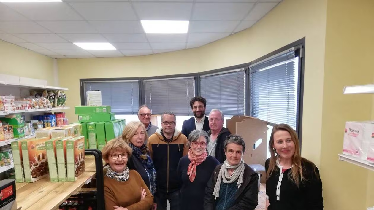 Une épicerie solidaire inaugurée rue Jean-Jaurès, à Brest (OF.fr-24/04/24)