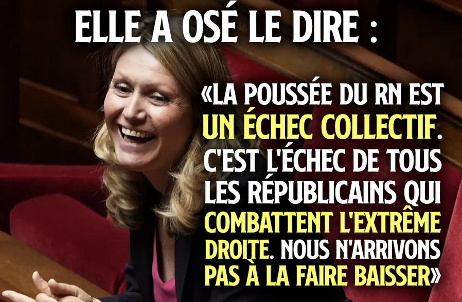 Elle a osé le dire : «La poussée du RN est un échec collectif» (CA.net-29/04/24)