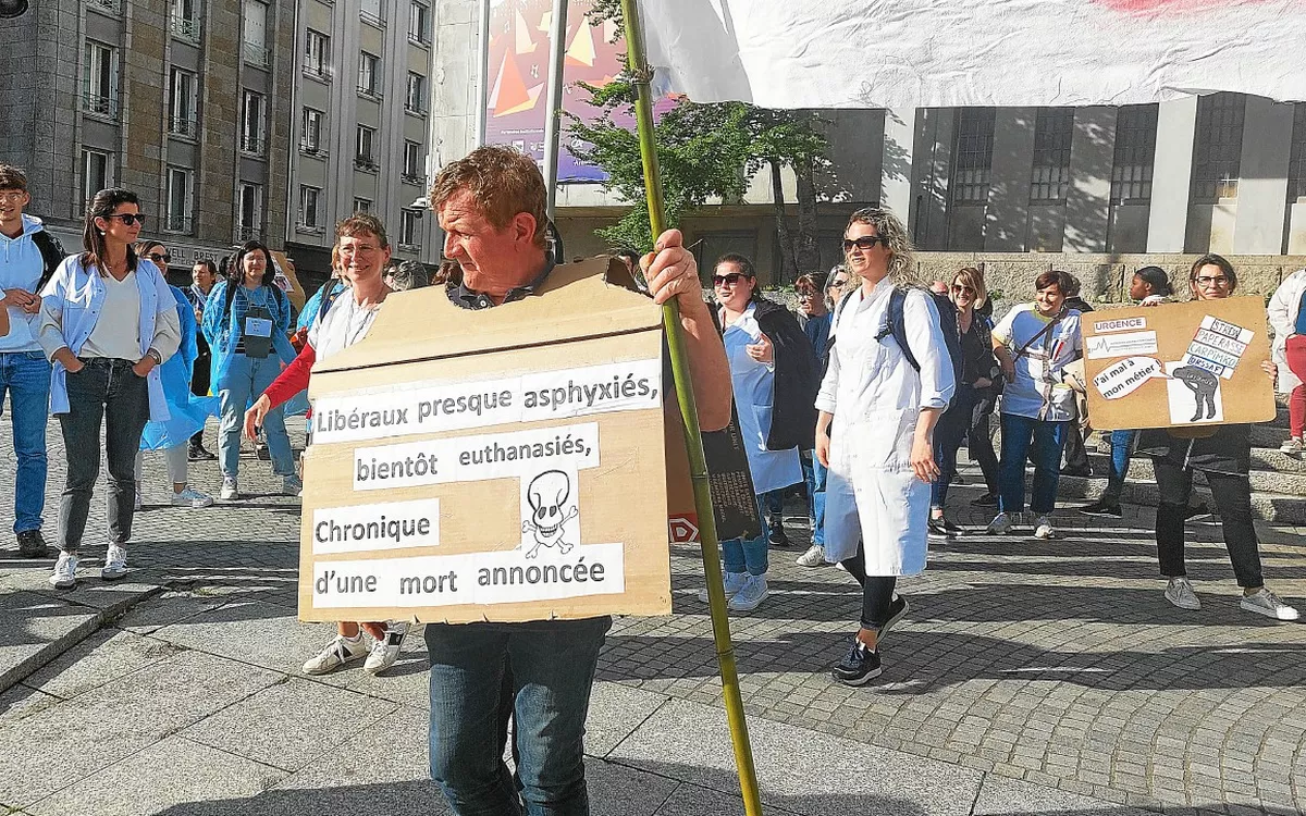 À Brest, une cinquantaine d’infirmiers libéraux haussent le ton (LT.fr-16/05/24)