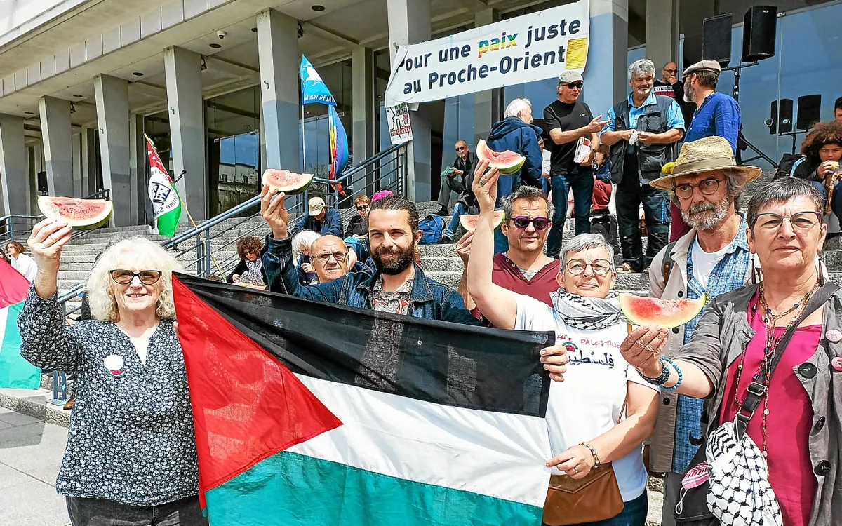 À Brest, un pique-nique pour ne pas oublier Gaza (LT.fr-18/05/24)