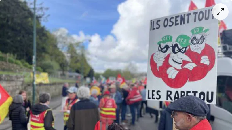 1er-Mai : 500 personnes défilent à Quimper et rendent hommage à leur camarade Yolande Bouin (OF.fr-1/05/24)