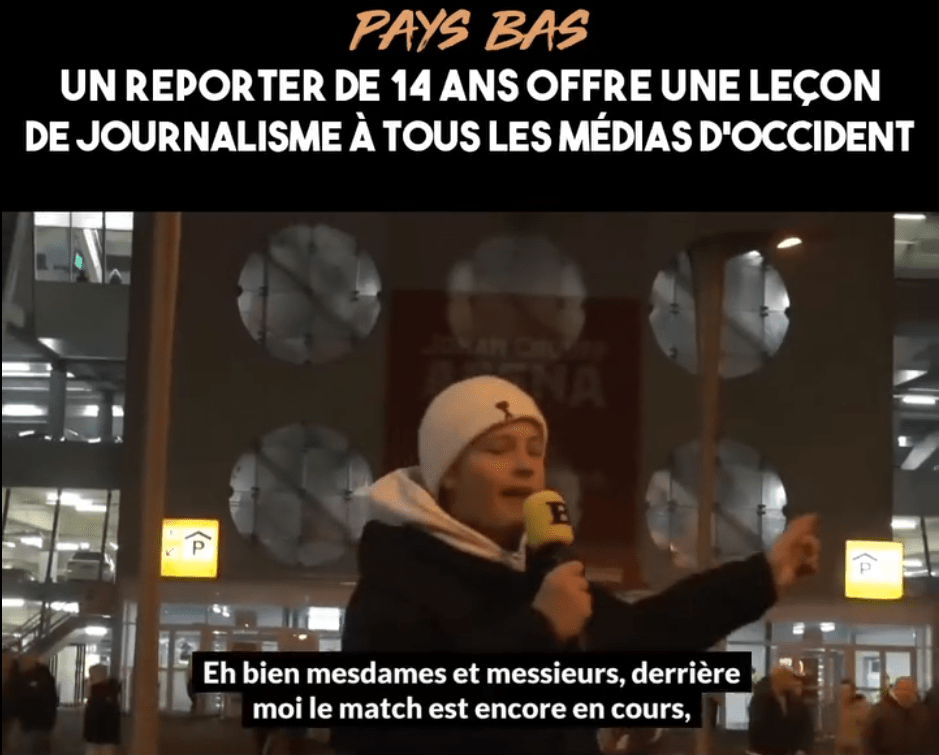 Un reporter de 14 ans met en PLS tous les médias dominants (CA.net-9/11/24)