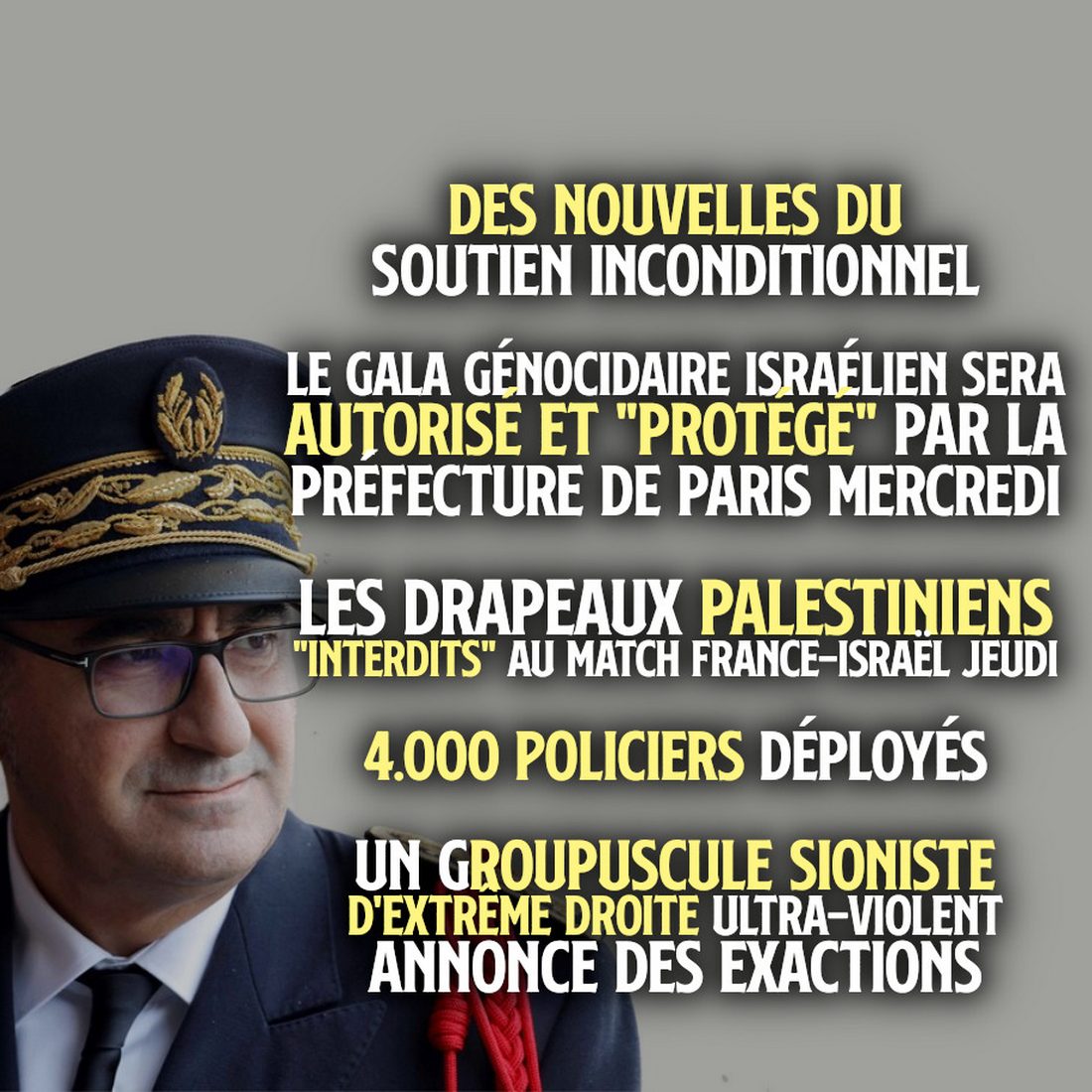 Vers une nouvelle semaine de soutien inconditionnel au génocide (CA.net-11/11/24)