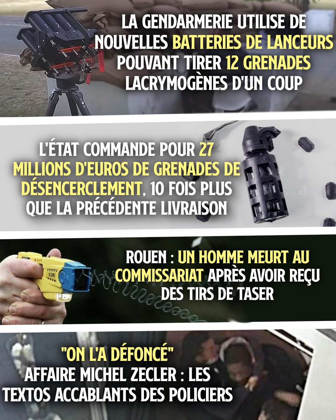 Des nouvelles de l’État policier (CA.net-26/11/24)