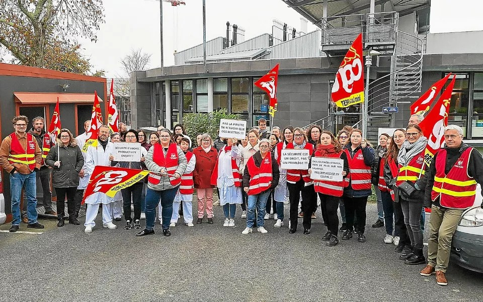 À Plouzané, les salariés du laboratoire public d’analyses Labocéa ont débrayé. (LT.fr – 07/11/24)