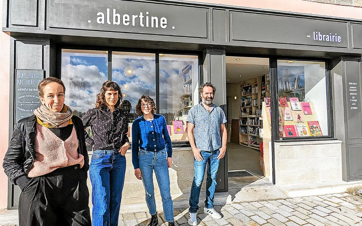 La romancière Justine Augier à la librairie Albertine de Concarneau mercredi 22 janvier (LT.fr-17/01/25)