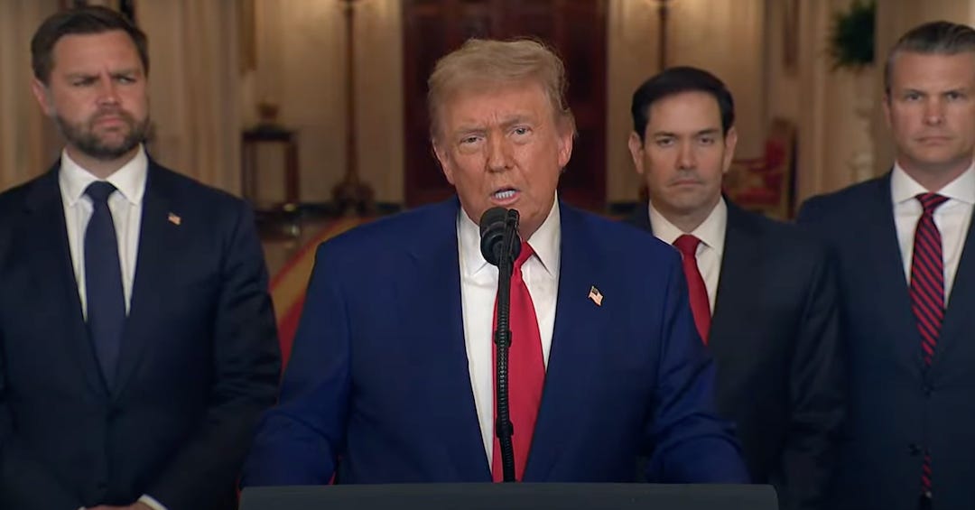 Trump a bombardé l’Iran & devra être tenu responsable de chaque potentielle répercussion. (SOFS – 22/06/25)