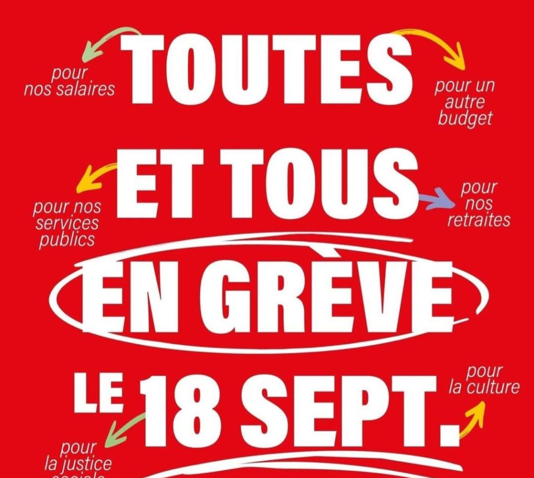 Ne nous laissons  pas faire-Toutes et tous en grève le 18: RdV-10 h Place de la Résistance à Quimper