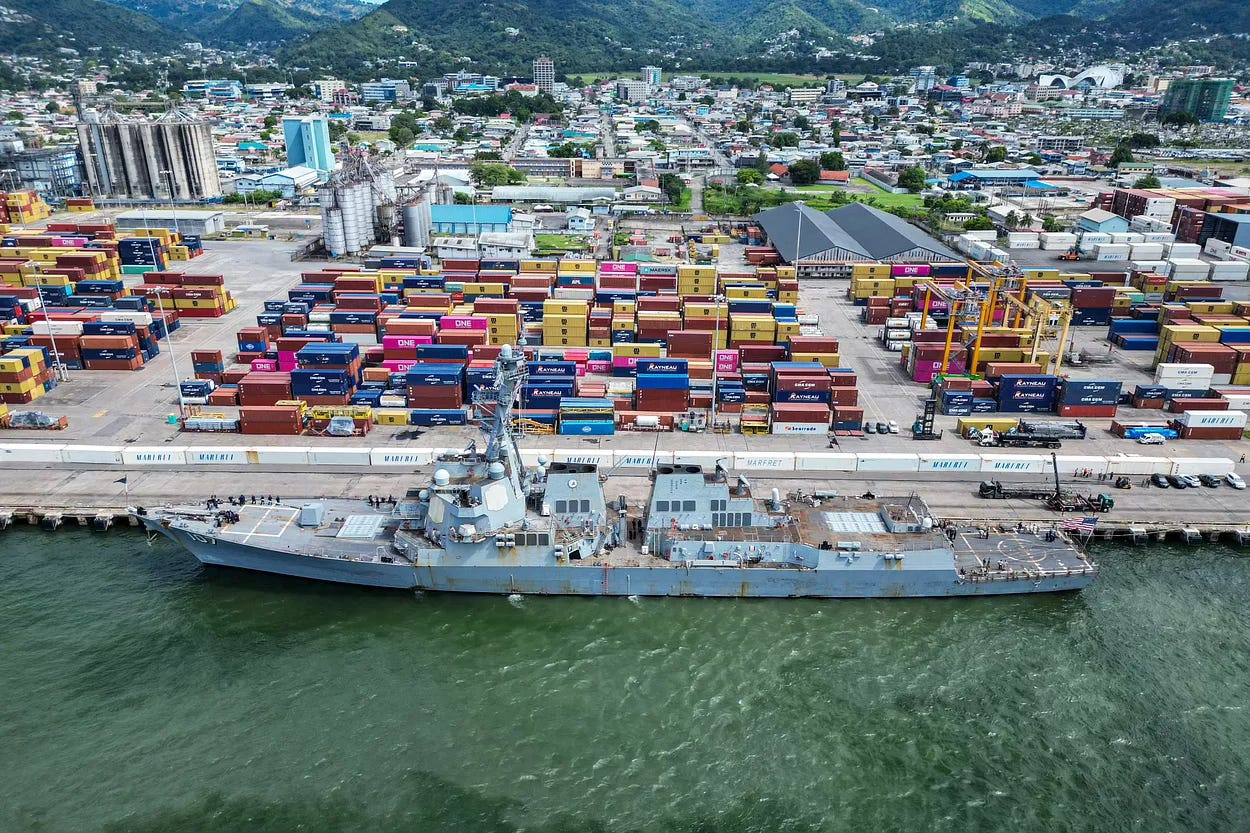 Un destroyer US à Trinité-et-Tobago, – Tsahal arrête 40 Palestiniens en Cisjordanie. (SOFS – 27/10/25)