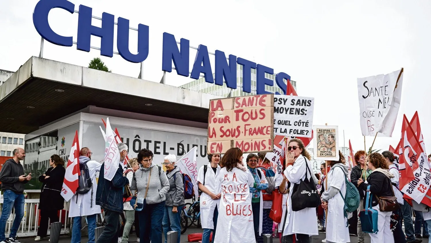 Mobilisation des soignants : « Il n’y a pas un jour sans grève dans le secteur de la santé » (H.fr-8/10/25)